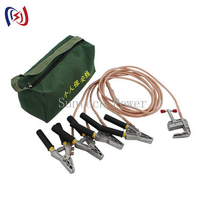Qualidade  Three phase 25mm Plug Construction Earth Wire Personal Grounding Wire Safety Tools fábrica