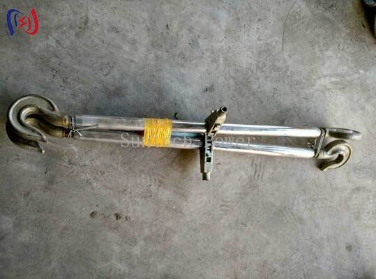 qualidade  Heavy Duty Dual Hook Steel Turnbuckle for Precise Tensioning with 5-100KN Rated Load on Transmission Tower Guy Wires fábrica