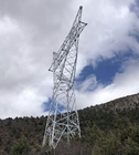 110 torre de aço angular equipada com pernas da transmissão da estrutura 132kV 4