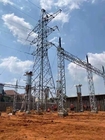 10 - A transmissão de 1000KV Electric Power entrelaça as torres de aço