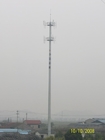 Aço claro alto Q235 Q420 da torre do mastro das telecomunicações do canteiro de obras