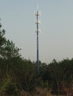 Torre Monopole de aço da antena da G/M das telecomunicações com galvanizado