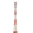 Elevação de aço da torre 20m do mastro Monopole de Guyed de uma comunicação
