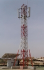 Da torre de aço clara da telecomunicação da aviação telhado alto