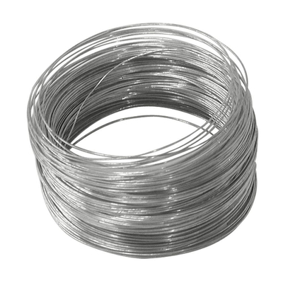 Fio de aço galvanizado elástico do carbono alto para a construção