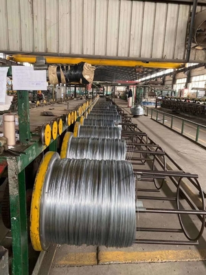 costa galvanizada desencapada Guy Wire For Overhead de 1 x 7 EHS 3/8&quot;