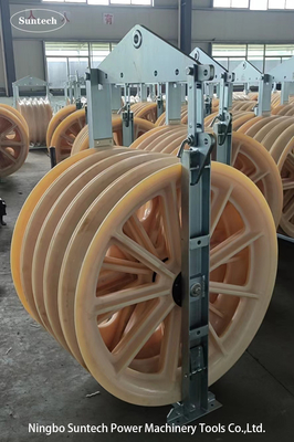 1160mm Grande Diâmetro Conductor Cable Pulling Pulley Stringing Bloco MC Bloco de Nylon