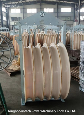 1160mm Grande Diâmetro Conductor Cable Pulling Pulley Stringing Bloco MC Bloco de Nylon