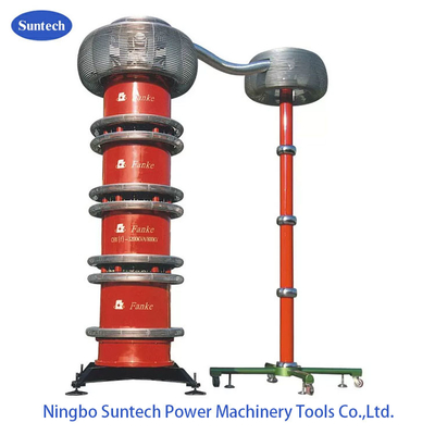 Sistema de ensaio de ressonância AC vertical Teste de alta tensão AC com frequência variável