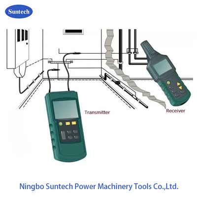 Detector automático de cabos subterrâneos, rastreador de fios avançado com transmissor