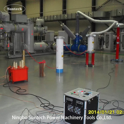 Sistema de teste de ressonância de CA portátil para teste GIS de 132 KV com ciclo de trabalho de 60 minutos