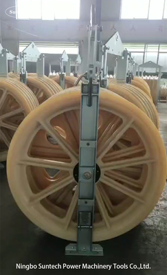 Bloco de poleia de condutor de alumínio em conjunto para linha de transmissão de 220KV