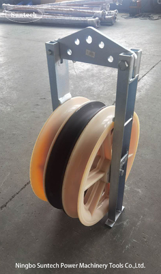 Blocos de amarração de equipamento de cabos de linha aérea de roldana de nylon