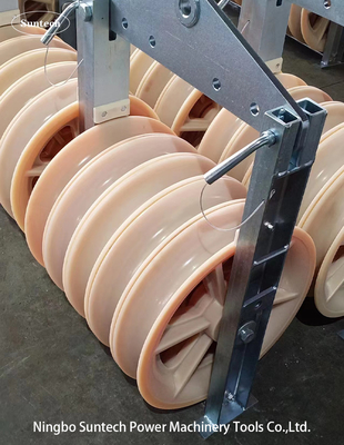 piloto Wire Rope Condutor das polias de 660mm Nylone que amarra o bloco de polia