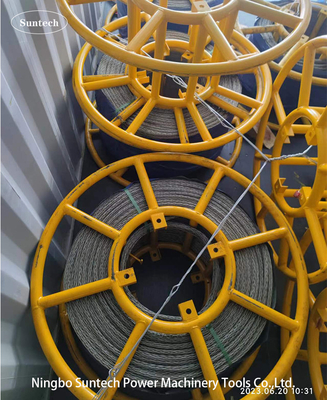 Fio de aço trançado trançado anti torção de fio condutor aéreo amarração