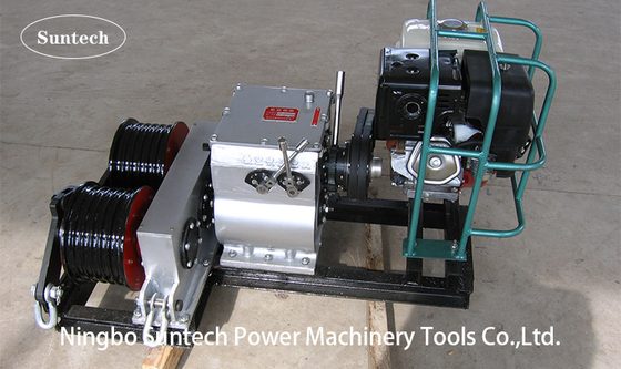 Extrator 5 Ton In Power Construction do guincho do cabo do motor diesel do cilindro do dobro de SQY5C