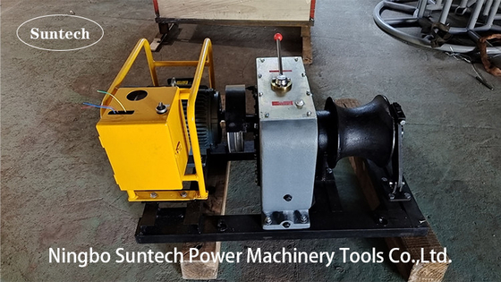 Levantamento de JJM5-D 5 Ton Cable Winch Puller Electric usado na transmissão de energia