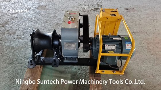 Levantamento de JJM5-D 5 Ton Cable Winch Puller Electric usado na transmissão de energia