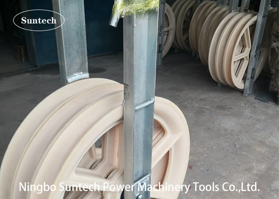 Blocos de polia de amarração de fio condutor de nylon MC 822 mm