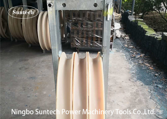 Blocos de polia de amarração de fio condutor de nylon MC 822 mm
