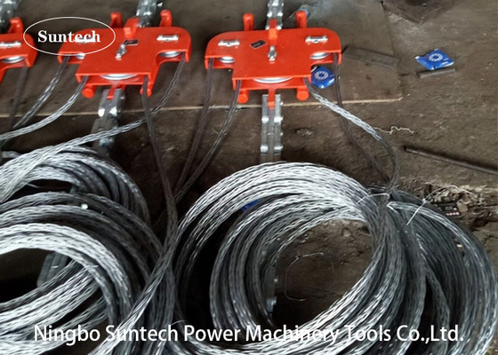 Quatro cabo de Stringing Tools 130KN do condutor do pacote que puxa a placa de corrida