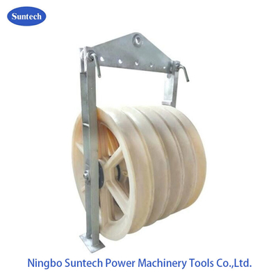 Maestro de nylon Stringing Pulley Blocks das rodas de MC com armação de aço galvanizada