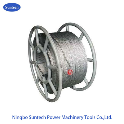 Linha de transmissão anti corda galvanizada trançada de torção de Steel Pilot Wire do condutor