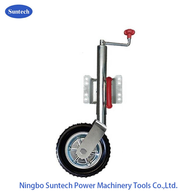 aço Rim Rubber Trailer Jockey Wheel do curso 750kg de 250mm
