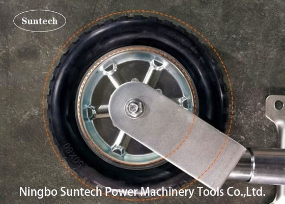 aço Rim Rubber Trailer Jockey Wheel do curso 750kg de 250mm