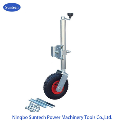 Roda pneumática galvanizada de 500lbs Marine Swivel Trailer Jack With