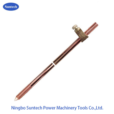 Terra de aço folheada Rod For Power Line do cobre M16