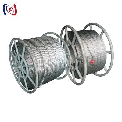 Linha de transmissão anti corda galvanizada trançada de torção de Steel Pilot Wire do condutor