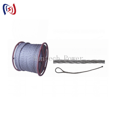 1960N/mm2 trançou a construção de aço galvanizada do poder de Wire Rope For do piloto do núcleo