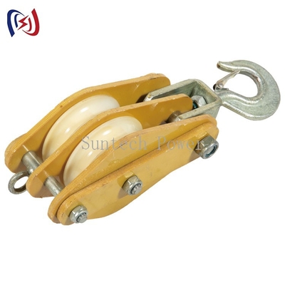 A polia 50KN de nylon isolou o levantamento do equipamento que amarra ferramentas