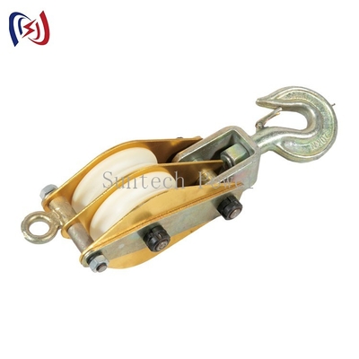 Snatch Block 2 Ton Aluminium Sheave Hosting Tackle Conductor Ferramentas de cordas