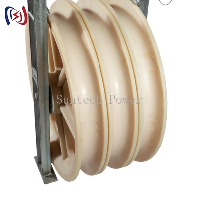 Maestro de nylon Stringing Pulley Blocks das rodas de MC com armação de aço galvanizada