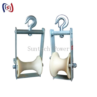 bloco de Pulley Stringing Roller do condutor de cabo aéreo de 80mm para a linha aérea