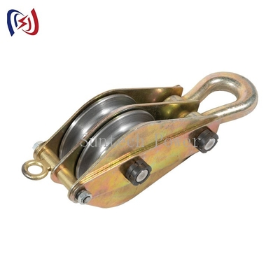 30kn condutor Stringing Tools Steel que iça a polia do bloco do equipamento para levantar