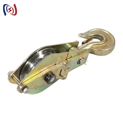 bloco e equipamento de polia duplos da grua da polia 50kn