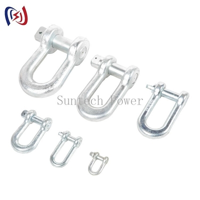 Grilhão galvanizado do aço carbono 120KN 16mm D do mergulho quente