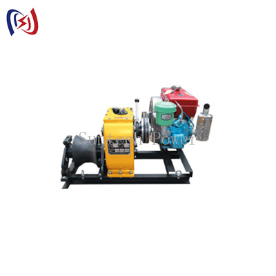 Posicionamento exato de Cable Winch Puller do modelo de 30KN SFJ com motor de gasolina