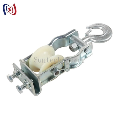 Assento de dupla utilização e tipo de suspensão condutor Pulley Stringing Block da corda de fio