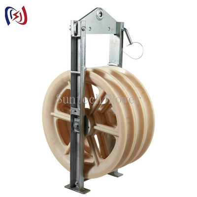 polias de nylon galvanizadas 660x100mm da armação de aço que amarram o maestro Pulley Block