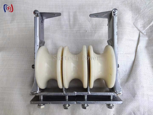 Três feixes de nylon Linha aérea condutor blocos de enxoval Enxoval de linha de transmissão