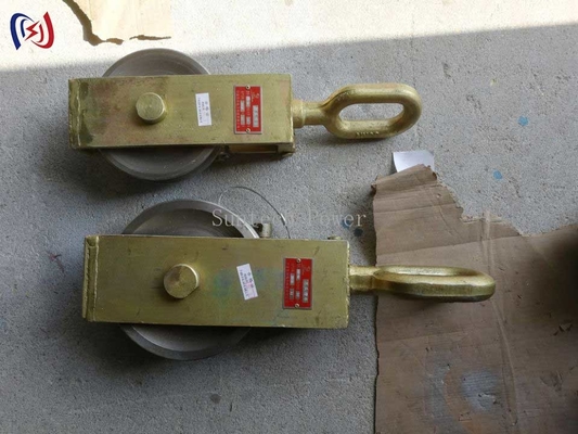 Ferramentas de corda de condutor de alto desempenho Bloco de poleia final com abertura lateral para aperto fácil e conveniente