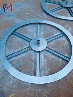 Suporte Vertical Hidráulico para Bobina de Cabo – Capacidade para 7 Toneladas | Base Giratória de 360° | Para Implantação de Cabos de Energia/Telecomunicações