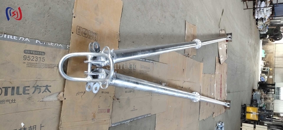 Estrutura tubular A-Frame projetada para construção de torre de transmissão