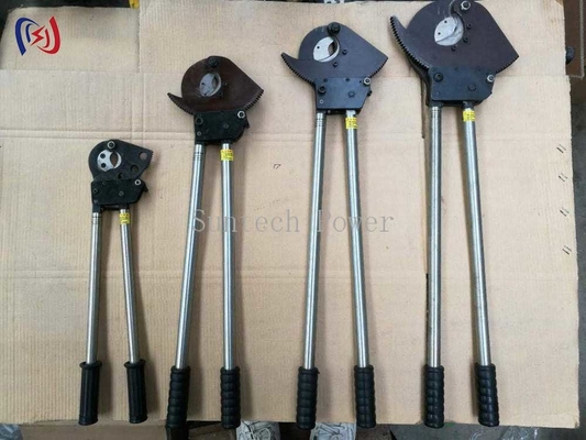 Ferramenta de corte de condutores hidráulicos para empilhamento de cabos industriais