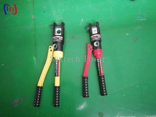 Ferramenta de crimpagem hidráulica profissional com bomba integrada para conectores elétricos