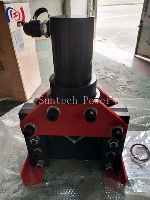 Máquina de corte de aço de ângulo hidráulico Ferramenta industrial pesada para corte de precisão de 45° e 90°